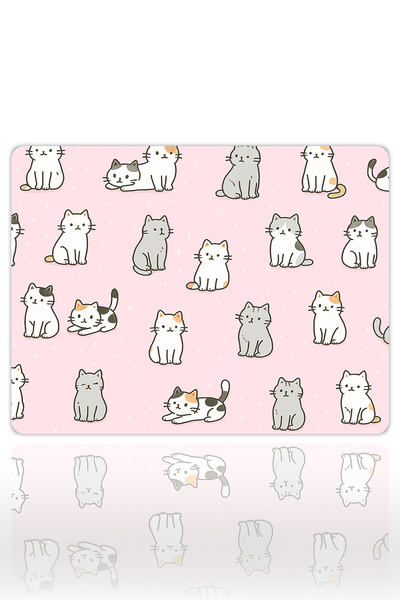 urzuva Meow Mood 40x30 3mm Gaming Oyuncu Mouse Pad, Gaming mousepad, Masa Matı