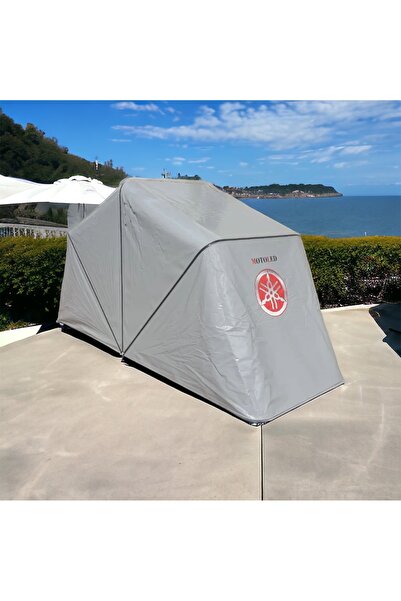 Kafkas Yamaha Özel Motosiklet Koruma Garajı Branda Su Geçirmez Sabitleme ve Kilitleme