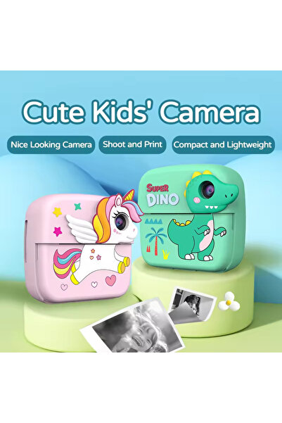 VALA Children's Instant Print Camera, VALA® A28, Dinosaur Model