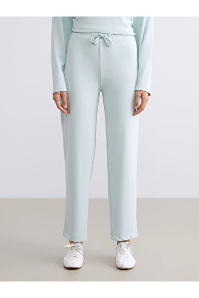 LC Waikiki Lcw Vision Turquoise Elastic Waist Women's Sweatpants