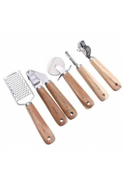 KASSEL Set de ustensile de bucătărie Kassel, răzătoare manuală, presă de ustu...