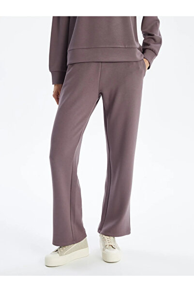 LC Waikiki LCW Vision Mürdüm Kadın Beli Lastikli Düz Eşofman Altı