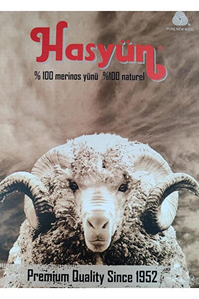 Hasyün Men's 100% Wool Long Johns Underwear 1001E - 2 Pieces