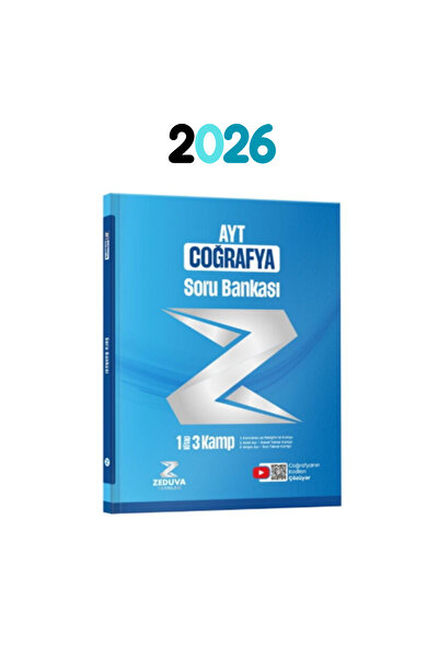 Ens Yayıncılık 2026 Zeduva Yayınları Coğrafyanın Kodları AYT Coğrafya 1 Kitap 3 Kamp Soru Bankası