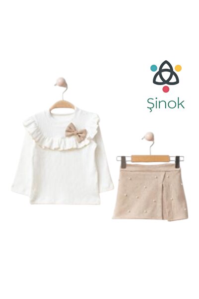 ŞİNOK طقم سكوبا للفتيات الصغيرات من إينسيلا