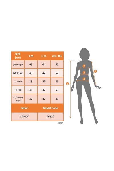 JANES Γυναικεία μπλούζα με τριών τέταρτων μανίκια με διπλό λαιμό και ασημί αποχρώση