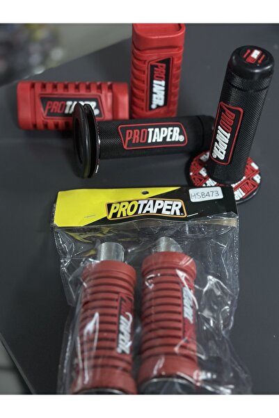 Palas Motor Protaper Elcik ve Ön Arka Basamak Lastiği Kırmızı CG VE CUB Motor...