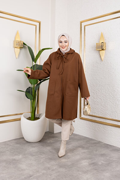 ensade Τσάντα με κουκούλα Oversize χωρίς επένδυση Χειμερινό μπουφάν με φερμουάρ