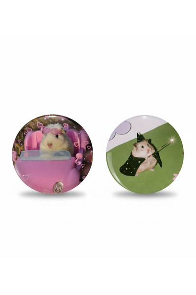 Fivy 2’li set Sevimli Hamster Rozet
