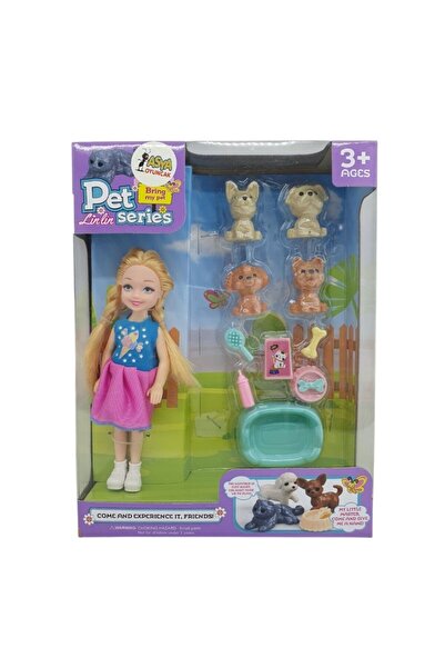 Ethab Ticaret Pet Shop - Dog Grooming Set with Doll - 7722-3 - Blonde