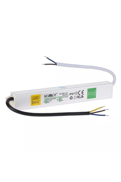 OEM Alimentator banda LED 36W 12V 3A IP67 222x30x20 mm KEMOT