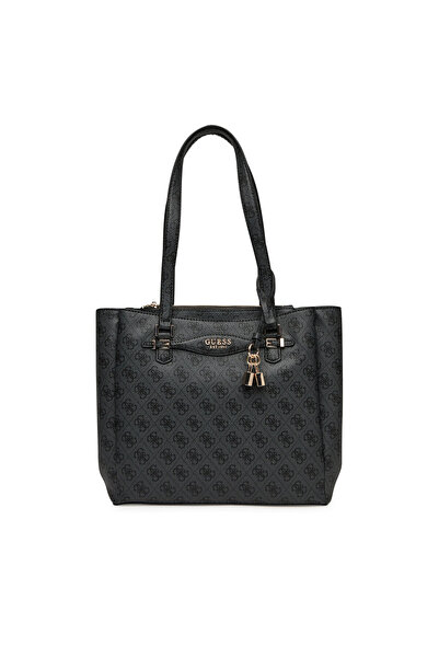 Guess Γυναικεία Τσάντα Χειρός Γκρι HWSG9652230