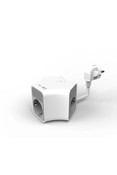 OEM Prelungitor cu 3 prize, 1x USB-A + 1x USB-C 20W, cablu 3x1.5mm², 1.4m, 35...