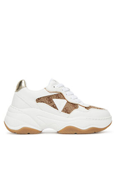 Guess Γυναικεία Αθλητικά Παπούτσια Μπεζ, Λευκά FLTHP4FAL12