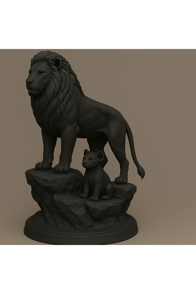 Tedarik Genel ASLAN VE YAVRUSU FİGÜR