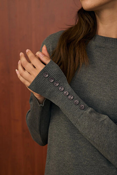 Merwish Базова кнопка Трико-Антрацит