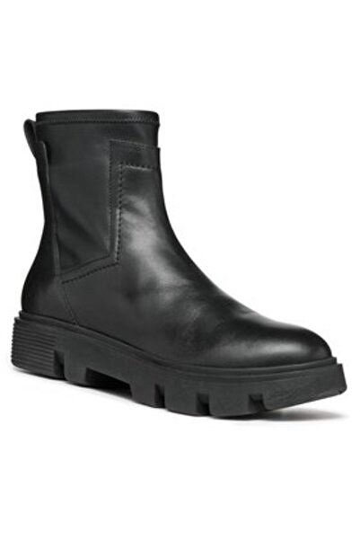 Geox γυναικεία μποτάκια μέχρι τον αστράγαλο D VILDE D26UAC 043KB μαύρα