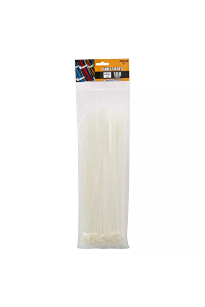 OEM Coliere din plastic transparent 300x4.6mm 100 bucăți Practic