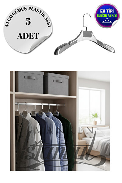 Manken İstanbul 5 bucăți de tip casnic, 44 cm, argintiu, din plastic, pentru ...