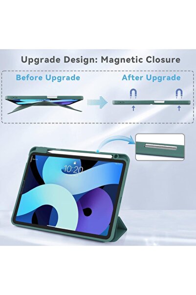 HYX حافظة لجهاز iPad Pro 11 بوصة، الجيل الرابع والثالث والثاني والأول 2022/2021/2020/2018، مع حامل قلم، مغناطيسي