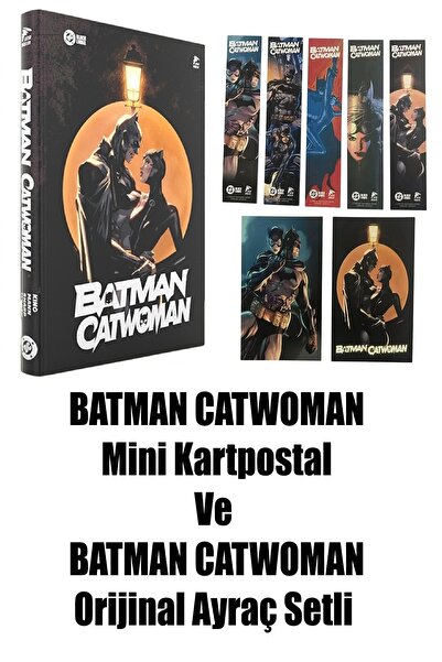 Çizgi Düşler Batman Catwoman (Limitli Sert Kapak) | Batman Catwoman Mini Kart...