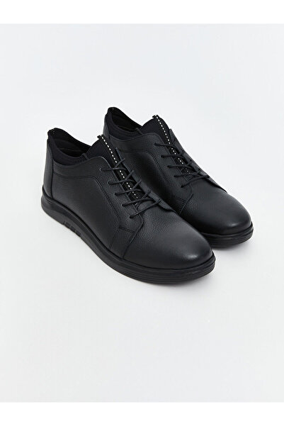 LC Waikiki New Season Lace-Up Genuine Leather Men's Sports Shoes