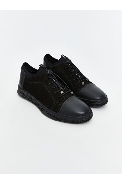 LC Waikiki New Season Lace-Up Genuine Leather Men's Sports Shoes