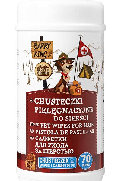 Barry King Servetele umede pentru caine/pisica Pet Wipes