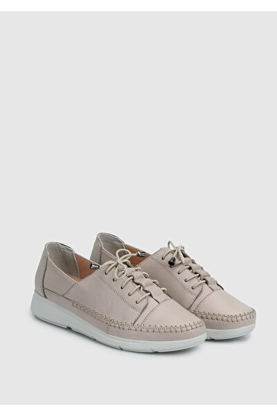 Eclipse Beige Leather Women's Shoes