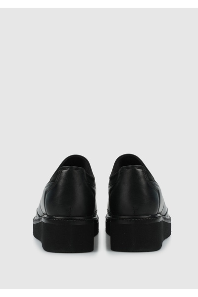 Eclipse Siyah Deri Kadın Ayakkabı