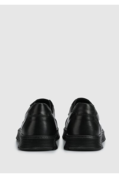 Eclipse Μαύρα Δερμάτινα Ανδρικά Παπούτσια