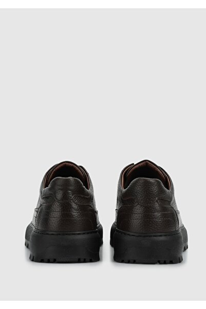 Provoq Brown Leather Men's Shoes