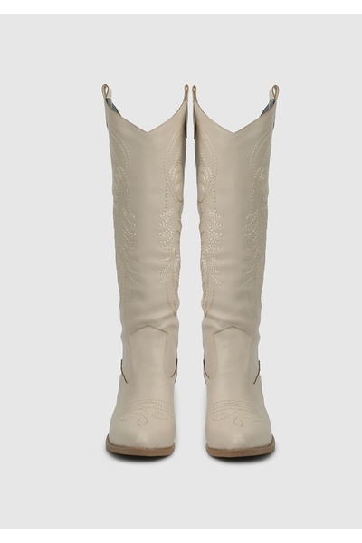 Provoq Μπεζ Γυναικείες Μπότες