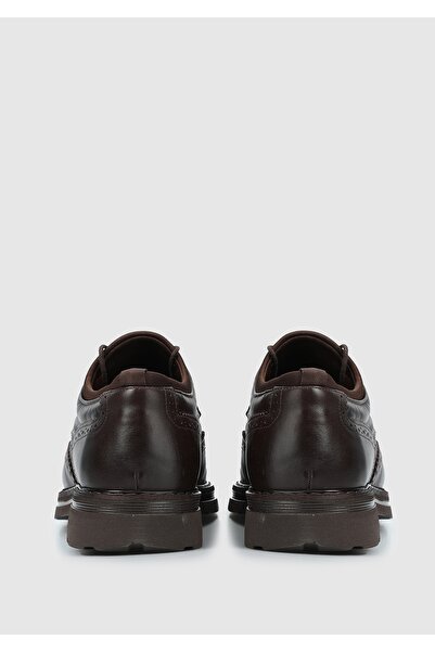 Provoq Καφέ Δερμάτινα Ανδρικά Παπούτσια