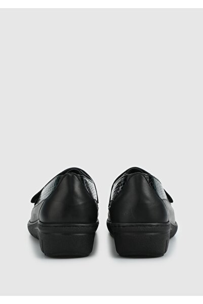 Eclipse Μαύρα δερμάτινα γυναικεία παπούτσια