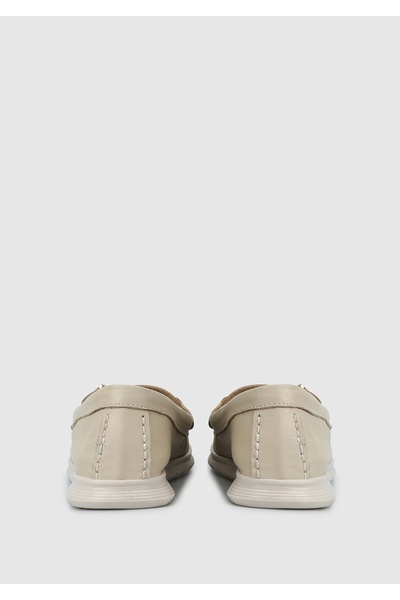 Eclipse Бежеві шкіряні жіночі туфлі