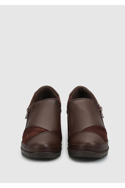 Eclipse Kahve Deri Kadın Ayakkabı