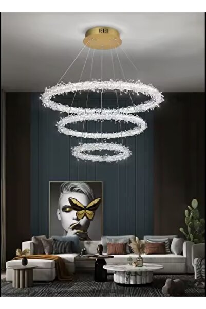 KARAZ Modern chandelier with 3 rings