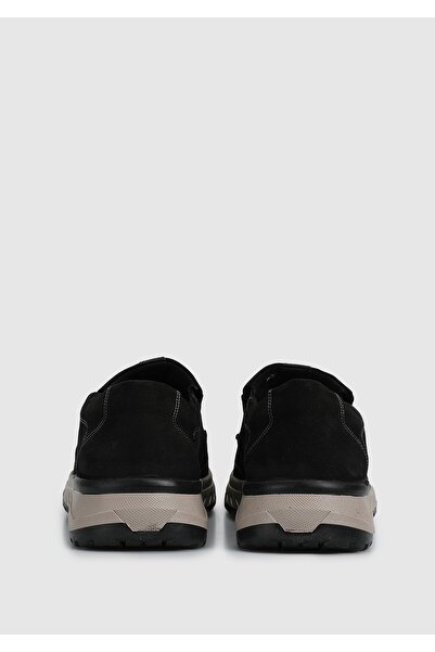 Provoq Black Leather Men's Shoes