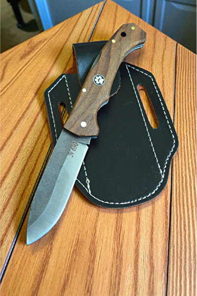 MERTCAN KNİFE 20 cm Ahşap kabze n690 çakı outdoor av ve kamp bıçağı mutfak bı...