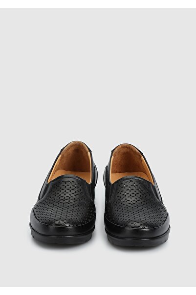 Eclipse Μαύρα δερμάτινα γυναικεία παπούτσια