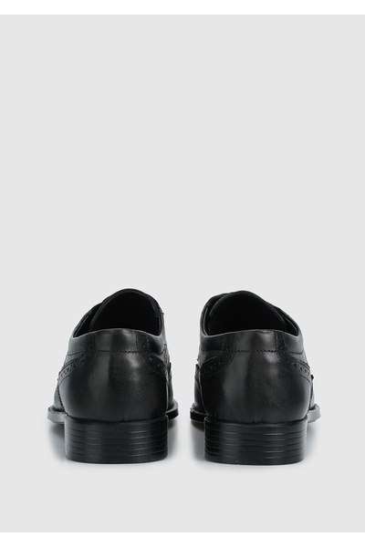 Provoq Μαύρα Δερμάτινα Ανδρικά Παπούτσια