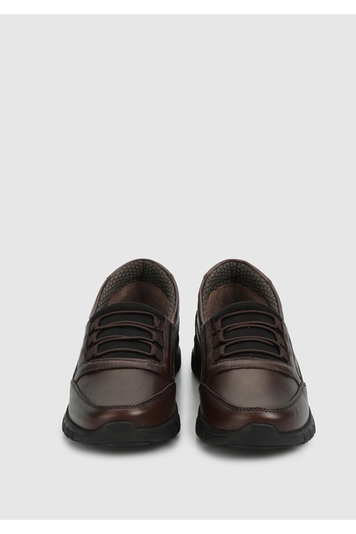 Eclipse Brown Leather Women's Shoes