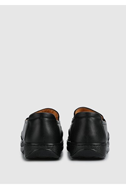 Eclipse Μαύρα δερμάτινα γυναικεία παπούτσια