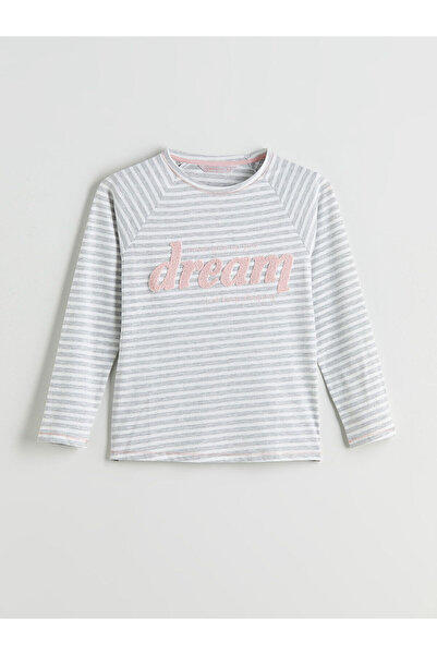 LC Waikiki Lcw Dream Crew Neck Striped Women's Pajama Top