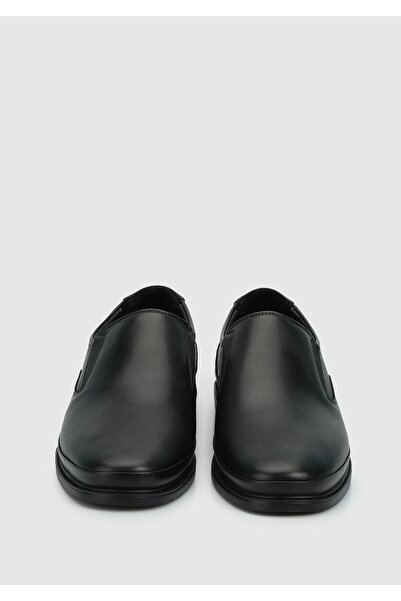 Eclipse Μαύρα Δερμάτινα Ανδρικά Παπούτσια