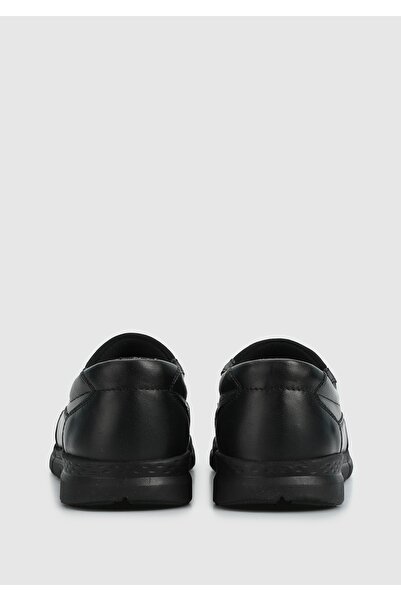 Eclipse Siyah Deri Kadın Ayakkabı