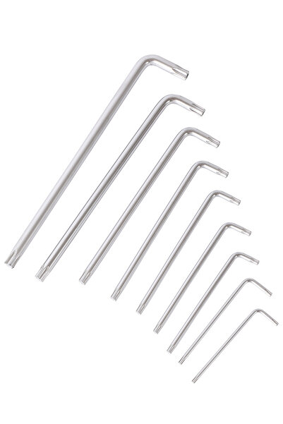 Lawazim Torx Key Set - 9 Piece Star Allen Wrench Set with Holder for DIY and Mechanical Repairs
