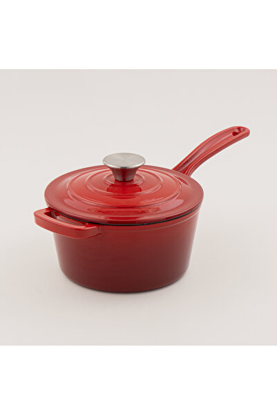 Alberto enameled cast iron saucepan 2l, red