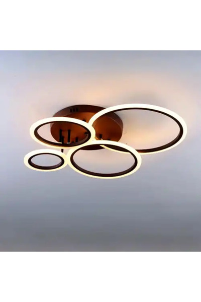 LED CONCEPT Lustra LED smart cu telecomanda si trei tipuri de lumina, rotunda...